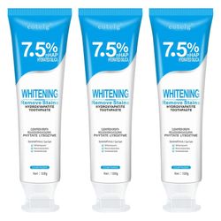 7,5 % hydroksiapatiittihammastahna Fluoriton valkaiseva hydroksiapatiittihammastahna Hampaiden korjaus Syväpuhdistava tahna 3pcs