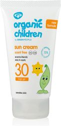 Green People Luomu lasten tuoksuton aurinkovoide spf30 - 150ml - kasvipohjainen pakkaus