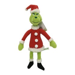 Sevenday Christmas Grinch stjal Dog utstoppet plysj dukke Xmas søt tegneserie leketøy Kids Gift Jule grinch