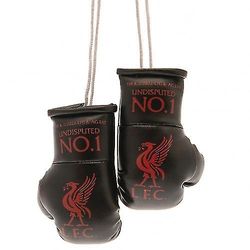 Liverpool FC Boxningshandskar Bilspegel dekoration Röd/vit One Size