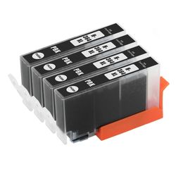 Go Inks 4 Valokuvamusta yhteensopiva HP 364PBk (HP364XL) -mustekasetti Kuva musta