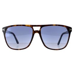 Tom Ford solbriller Shelton 0679 52W mørk Havana blå gradient 59 mm