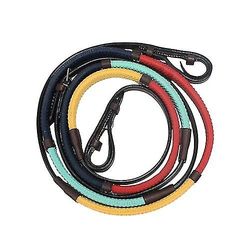 Kincade Rainbow ohjakset koukku nastoilla Musta/Multi 54 inches