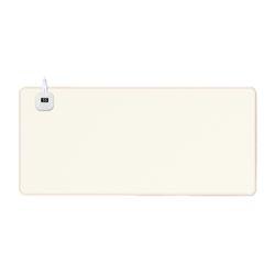80 * 33cm lämmityspöytätyynyt hiirelle nopea lämmitys vedenpitävä hiirimatto kotiopiskelutoimistoon Lampaannahka valkoinen