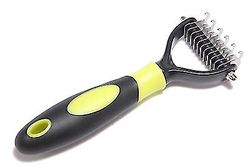 Mikasa Pet hårfjerning Rake Comb Gul