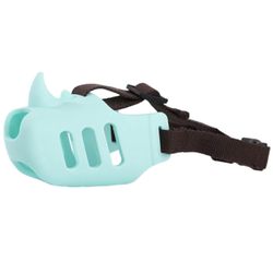 Koiran kuono suusuoja staffordshire säädettävä hihna kuono mukava hihna mukava mukava silikoni taivaansininen S taivas sininen