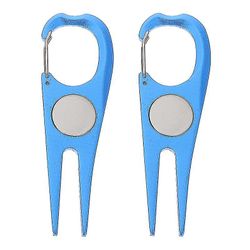 2kpl Golfs Fork Golfs Golfs Koulutustyökalut Golfs Grass Repair Tool Golfs Divot Tool