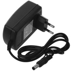 Dc 24v 1a Ac adapter strømforsyning til Led Strip Light Cctv kamera 2,1mm X 5,5mm Eu sort