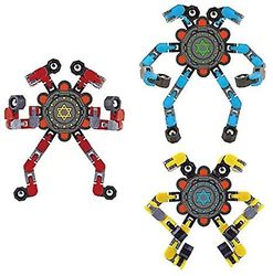 AIR Fidget Spinners Legetøj med transformable Chain Mekanisk Spiral Twister (3 Pack) (Grøn)