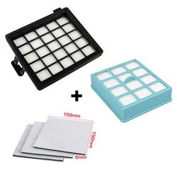 Høj kvalitet 2pcs Hepa Filter & 3pcs Motor Bomuld Filter For Philips Fc8134 Fc8135 Fc8136 Fc8142 Fc8146 Fc8148 FC8140 Fc8144