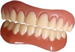 Ylä- ja alaviilu, hammasproteesit naisille ja miehille, tekohampaat, luonnollinen sävy!ylä- ja alaosa