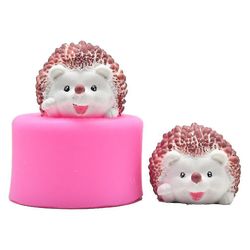 Diy Bagning Model Hedgehog Silikone Mold Fondant Cake Dekoration Chokolade Mold