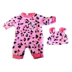 1/2/3 Nydelig Romper Jumpsuit Lue Klær Sett For 50cm Baby Doll 1 Pc