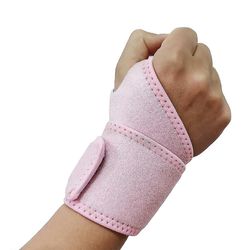 Sport Håndledd Håndstøtte Støtte Carpal Tunnel Leddgikt Forstuing Stropp 1Pair Pink