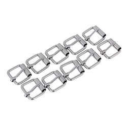 10Pcs 2cm sølv metal rulle ring spænder
