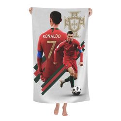 Cristiano Ronaldo-6 kylpypyyhe Unisex-pyyhkeet Muotipyyhe Superfine kuituiset rantapyyhkeet-DW686