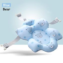 Foldbar Baby Badekar Sæde Støttemåtte Skridsikker Baby Badekar Pude Nyfødt Baby Shower Madras Spædbarn Luft Seng Badekar Mat