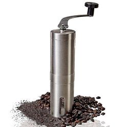 Yunshu Manuelle kaffekværn justerbare indstillinger rustfrit stål