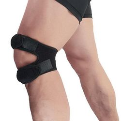 Sport dobbelt handling knærem støtte band knæ brace beskyttelse smertelindring patella tendinitis brace sundhed Sort