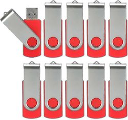 10-pakkaus USB-muistitikut USB 2.0 peukaloasema irtotavarapakkaus kääntyvä muistitikku taitettava tallennustila hyppyasema zip-asema hyvä 10 pakkau...