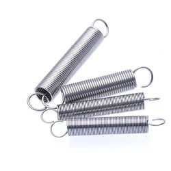 2pcs Wire Diameter 1,2 mm rustfrit stål Cylindroid Spiralformet Forlængelse Spænding Coil, Ydre Diameter 8mm 90mm