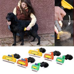 Pet Hair Tool Lang Kort Grooming Brush Comb For Små mellemstore og store hunde Katte