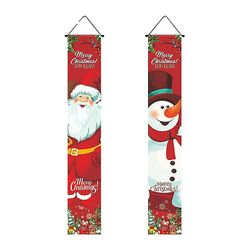 Julekobling Juleveranda Fest Ferie Banner Dekorationer Julekobling-30 * 180cm