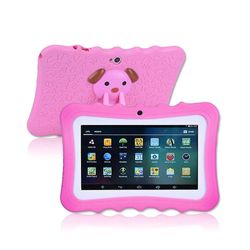 Otwoo 7" Tablet til børn Android Tablet PC 8GB Rom 1024 * 600 opløsning Wifi Kids Tablet PC, Pink