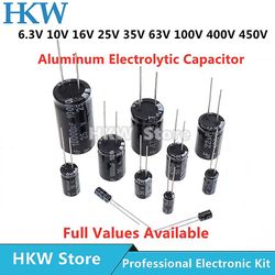 10v 16v 25v 35v 50v 63v 100v 200v 250v 400v aluminium elektrolytisk kondensator 20% 100uf 470uf 680uf 1000uf 1500uf 2200uf 3300uf 50V 2.2UF 20PCS