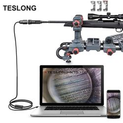 Teslong ntg100 5.5mm diameter rifle borescope kamera digital jakt rengjøring omfang for over 20 kaliber