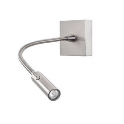 LEDS-C4 Lighting Tip LED væg læselampe Satin Nikkel Touch dæmpning 174lm 3000K