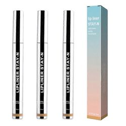 1/2/3kpl Lip Liner Peel Off Lip Tattoo Lip Stain Pitkäkestoinen oleskelu meikissä ravitseva 3pcs
