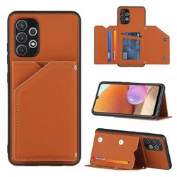 Gangxun Sag til Samsung Galaxy A32 4g Vintage Cuir Cover Læderetui Kofanger - Marron