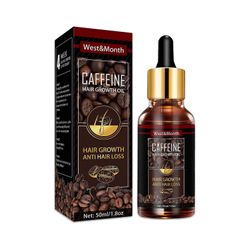 Caffeine'revive Hair Darkening Serum fremmer hårvekst og bidrar til å opprettholde hårfarge 50ml brun