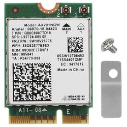 Wi-Fi 6 AX201 Bluetooth 5.0 Dual Band 2.4G/5G langaton NGFF Button E CNVi Wi-Fi -kortti AX201NGW 2.