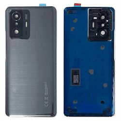 Korvaava takaakun kotelon kansi Xiaomi 11T 5G:lle ja 11T Pro 5G:lle kamerarenkaan linssinsuojuksella - B