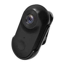 magneettinen kierto minikamera ääni clip-on videonauhuri runko kulunut nokka wifi urheilukamera Musta