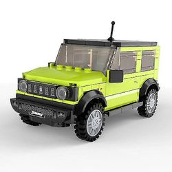 Cada 192kpl 1:24 Suzuki Jimny Suv kaupunkiauto malli rakennuspalikat korkean teknologian tiililelut lapsille lahja pojat brinquedos