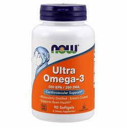 NOW Foods Nyt Elintarvikkeet Ultra Omega -3, 90 Sgels (1 kpl pakkaus)