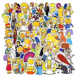 Slowmoose Anime Vinyl Tegneserie Simpsons Klistremerker