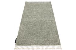 RugsX Tæppe BERBER 9000 grønne Frynser Berber marokkanske shaggy grøn 120x170 cm