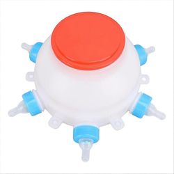 Karitsan ruokintaämpäri, porsaan tuttipullo 6 nännillä