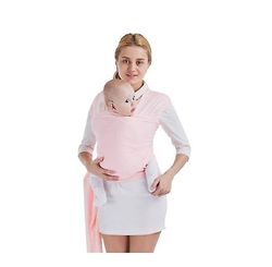 Kissqiqi Baby wrap omkring slynge, rejseartikler slynge, børns og nyfødte slynge PINK