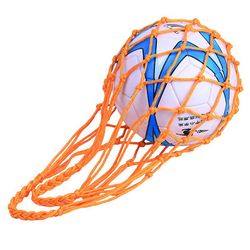 Ball Net Basketball Carry Bag Portable Mesh Reticule opbevaring taske til volleyball basketball fodbold fodbold Gul