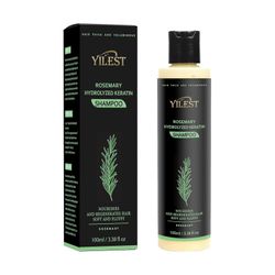 unbrand Orgaaninen rosmariinin hiusten kasvushampoo, rosmariinin hydrolysoitu keratiinishampoo, luonnollinen paksuuntuva ja vahvistava shampoo, rav...