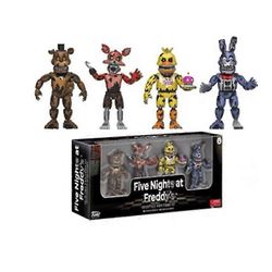 Yyelv Fnaf Security Breach Action Figures Liikkuvat nivelet Bonnie Foxy Freddy Chica Anime Figuuri Pvc-malli Lelut Painajainen 5.5cm