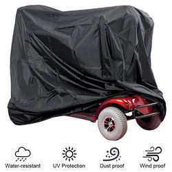 Varychmoo Mobilitet Scooter Opbevaring Regn dækker beskyttere vandtæt støvtæt solbeskyttelse 140 x 66 x 91cm