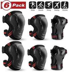 Suren Børn Protectors, Protectors Sæt Børn Knæpuder Skøjteløb Elbow Pads Knæpuder Elbow Pads Wrist Pads