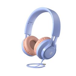Gangxun Headset Kablet hovedtelefon Bærbar mikrofon Sports Gaming Computer Kompatibel mobiltelefon headset Lilla