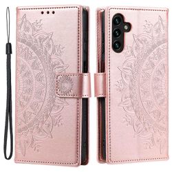 Kotelon jalustan sulkeva kääntökansi hihnalla Samsung Galaxy A13 5G / A04s 4G: lle (164.7 x 76.7 x 9.1 mm) Pinkki kulta Style G Samsung Galaxy A13 5G